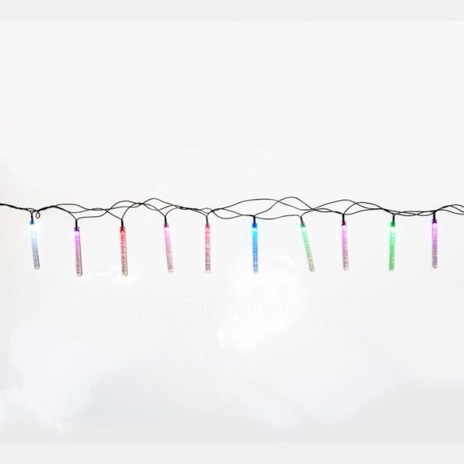 Гирлянда светодиодная &amp;quot;Палочки с пузырьками&amp;quot; 20 палочек RGB 2м Neon-Night 303-037