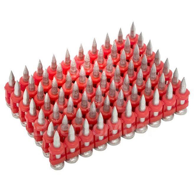 Гвозди кованные для монтажного пистолета по бетону металлу (тип CN) Bullet Type d3мм дл.22мм цинкование (уп.1000шт) Expert EKF cpn-3022bp