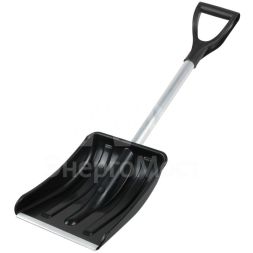 Лопата для уборки снега &amp;quot;Актив-Авто&amp;quot; 365х260х900мм укороченный съемный алюм. черенок; пластик. 68106