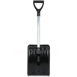Лопата для уборки снега &amp;quot;Актив-Авто&amp;quot; 365х260х900мм укороченный съемный алюм. черенок; пластик. 68106