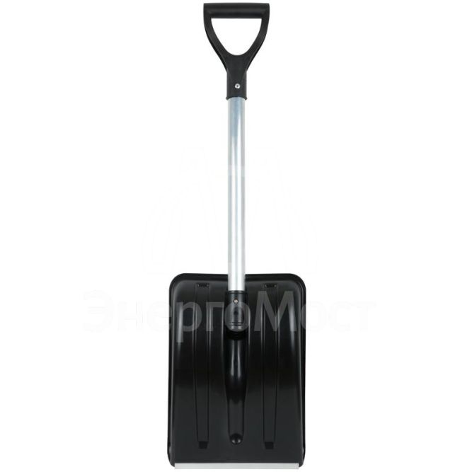 Лопата для уборки снега &amp;quot;Актив-Авто&amp;quot; 365х260х900мм укороченный съемный алюм. черенок; пластик. 68106