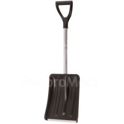 Лопата для уборки снега &amp;quot;Актив-Авто&amp;quot; 365х260х900мм укороченный съемный алюм. черенок; пластик. 68106