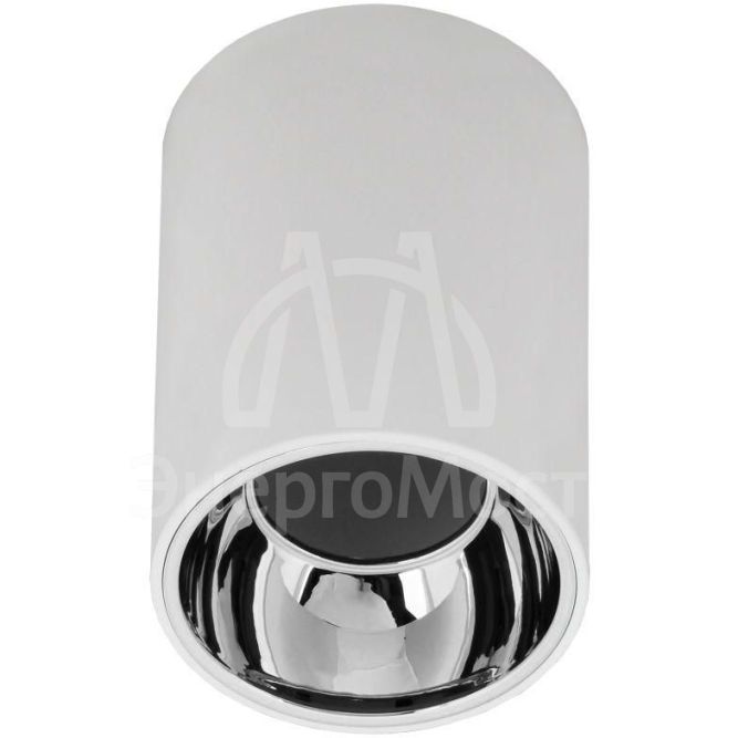 Светильник 4111 накладной поворотный GU10 бел./хром пласт. IEK LT-UPB0-4111-GU10-1-K23