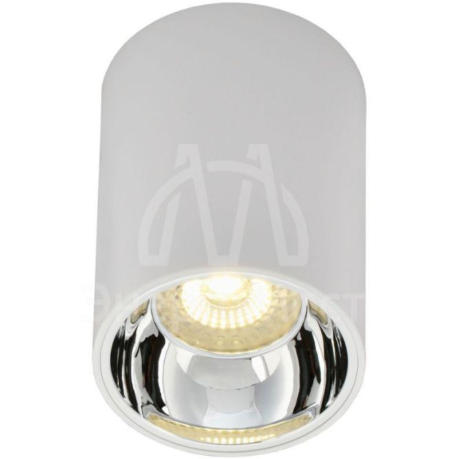 Светильник 4111 накладной поворотный GU10 бел./хром пласт. IEK LT-UPB0-4111-GU10-1-K23
