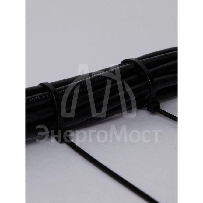 Хомут кабельный 3.6х150 нейл. черн. (уп.100шт) IEK UHH32-D036-150-100