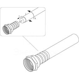 Разъем F RG-6 &amp;quot;AB&amp;quot; (03-008C) (уп.100шт) PROCONNECT 05-4003-4