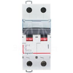 Выключатель автоматический модульный 2п C 50А 6кА DX3-E 6000 2мод. 230/400В Leg 407282