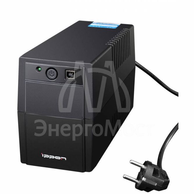 Источник бесперебойного питания Back Basic 1050 Euro 600Вт 1050В.А черн. IPPON 403409