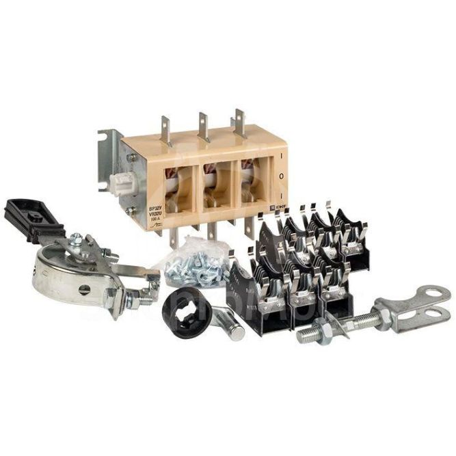 Выключатель-разъединитель ВР32У-31A71240-R 100А 2 напр. с дугогасит. камерами с передней смещенной рукояткой MAXima EKF uvr32-31a71240-r