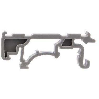 Клемма строительно-монтажная СМК проходная 222-422D 2п 0.08-4кв.мм с креплением на DIN-рейку сер. (уп.5шт) Rexant 07-5239-05