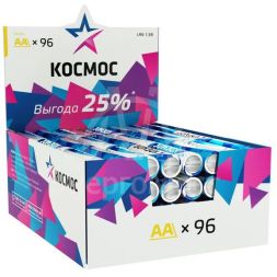 Элемент питания алкалиновый LR6 (уп.96шт) Космос KOCLR6_96BOX