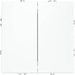 Выключатель 2-кл. СП S70 10А с самовозвратом механизм бел. матов. Voltum VLS020602