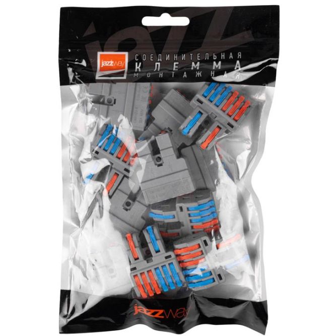 Клемма монтажная СМК PTC-2P 4226 450В 32А 0.08-2.5(4.0)кв.мм JazzWay 5074026