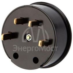 Вилка ВШ для электрической плиты 32А 380 В 3Р+РЕ (ОУ) черн. Rexant 11-8927