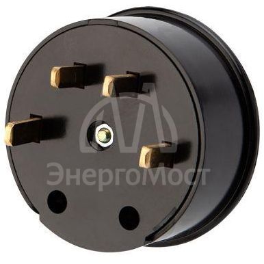 Вилка ВШ для электрической плиты 32А 380 В 3Р+РЕ (ОУ) черн. Rexant 11-8927