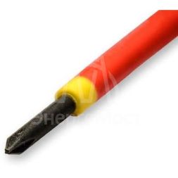 Отвертка диэлектрическая Ph0х60мм SHTOK 09316