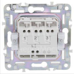 Выключатель 3-кл. SKANDY 10А SK-V11Bl черн. IEK SK-V30-0-10-K02