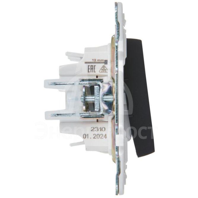 Выключатель 3-кл. SKANDY 10А SK-V11Bl черн. IEK SK-V30-0-10-K02