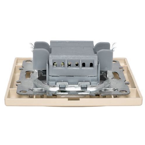 Выключатель 1-кл. СП Минск 10А IP20 с индикатором беж. EKF ERV10-121-20