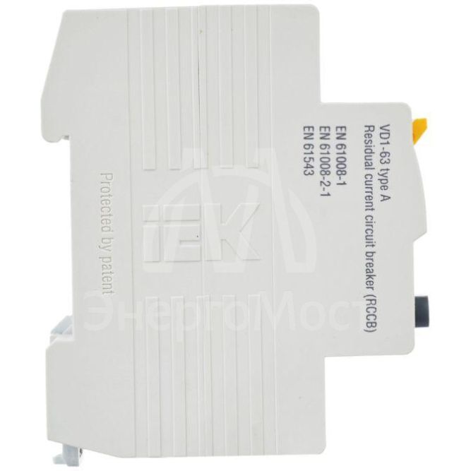 Выключатель дифференциального тока (УЗО) 2п 25А 30мА тип A ВД1-63 IEK MDV11-2-025-030