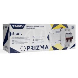 Выключатель нагрузки модульный 2П 16А TOKOV Electric TKE-PZ60-MDSI-2-16