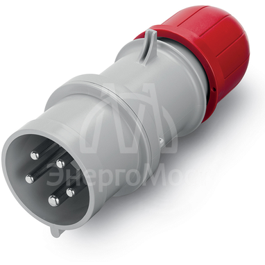 Вилка эл. каб. 32А 3P+E+N 400В IP44 DKC DIS2133237