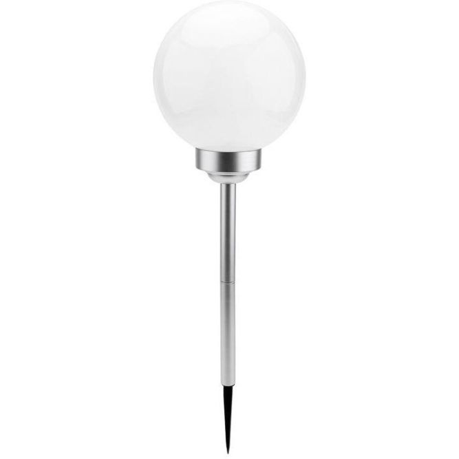 Светильник светодиодный ШАР ф200 с встроен. солнечной панелью и аккумулятором датчиком света Lamper 602-1004