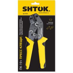 Пресс-клещи ПК-19+ матрица профиль трапеция 0.25-6.0кв.мм (03202) SHTOK 376185