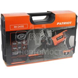 Перфоратор RH 243Q SDS+770Вт 2.6Дж 3 режима работы быстросменный патрон QCC макс. 24мм глубиномер PATRIOT 140301344
