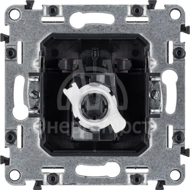 Механизм розетки комп. 1-м Valena Life RJ45 CAT.5E UTP с лицевой панелью бел. Leg 753440