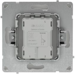 Переключатель 1-кл. KANT с подсветкой бел. песок DKC 7010143