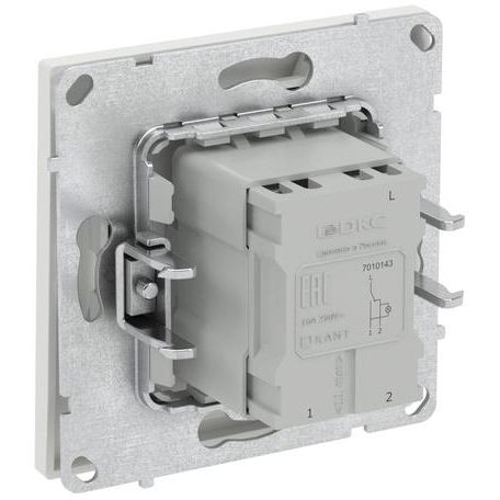 Переключатель 1-кл. KANT с подсветкой бел. песок DKC 7010143