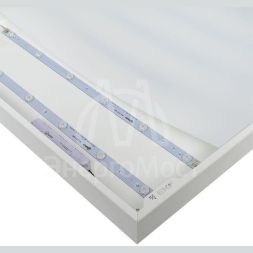 Светильник светодиодный ДВО-1002 36Вт 4000К IP40 595х595х50 опал равномерн. панель EKF LPL-1002-OP-36-4000-40