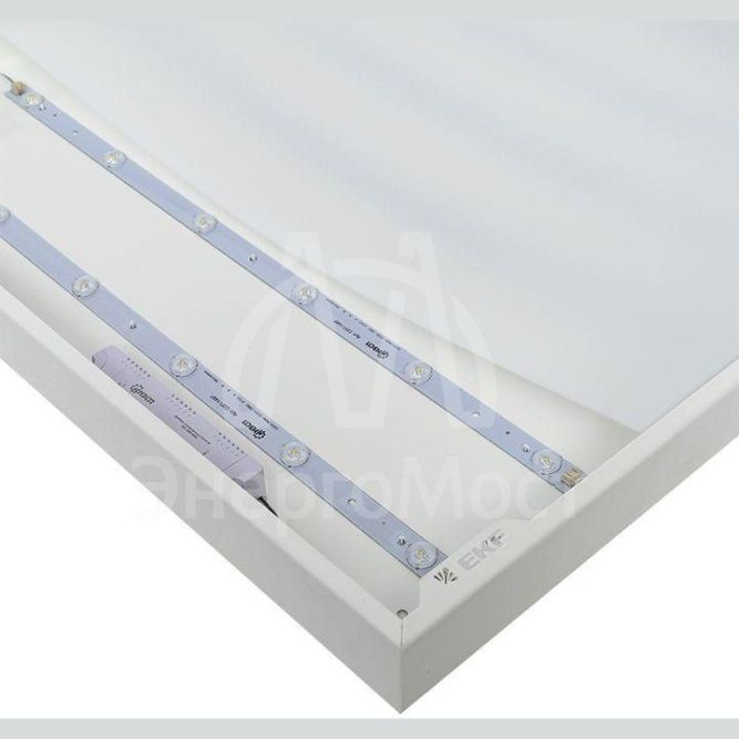 Светильник светодиодный ДВО-1002 36Вт 4000К IP40 595х595х50 опал равномерн. панель EKF LPL-1002-OP-36-4000-40