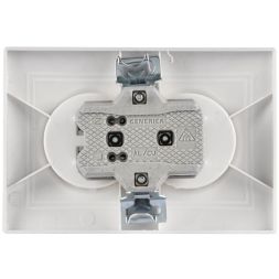 Розетка 2-м СП Кварта 10А IP20 без заземл. бел. IEK ERK23-K01-10-DM