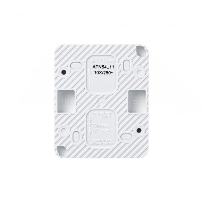 Выключатель 1-кл. ОП AtlasDesign Profi54 10 АХ бел. SchE ATN540111
