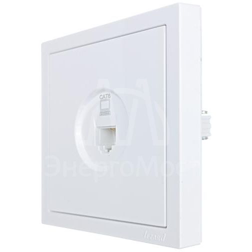 Розетка компьютерная 1-мест. СП ZIMA бел. LEZARD 704-0288-140