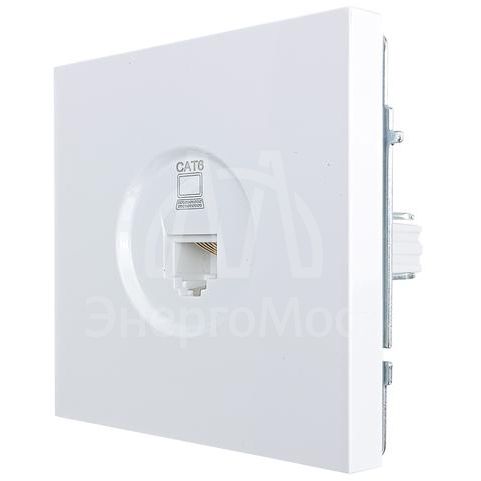 Розетка компьютерная 1-мест. СП ZIMA бел. LEZARD 704-0288-140