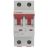 Выключатель автоматический модульный 2п C 50А 6кА MD63N YON MD63N-2PC50