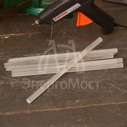 Стержень клеевой d=11.3мм L=270мм прозр. (уп.10шт) Rexant 09-1270