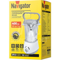 Фонарь 94 773 NPT-CA13-ACCU кемпинг 50LED 350лм дим 20-100% АКБ 4.4А.ч Navigator 94773