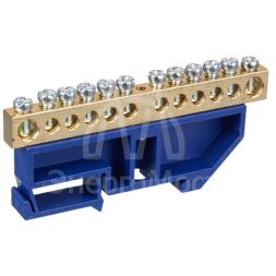 Шина нулевая на DIN-изол. ШНИ 8х12-12-Д-С IEK YNN10-812-12D-K07