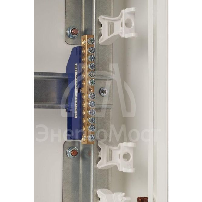 Шина нулевая на DIN-изол. ШНИ 8х12-12-Д-С IEK YNN10-812-12D-K07