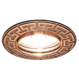 Светильник Afina 51 1 18 литой поворот. MR16 состаренная медь ИТАЛМАК IT8396