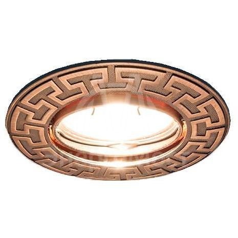 Светильник Afina 51 1 18 литой поворот. MR16 состаренная медь ИТАЛМАК IT8396