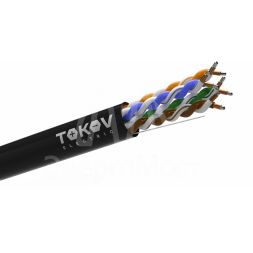 Кабель витая пара U/UTP 4х2х24 AWG кат.5E ССA PE TOKOV Light (м) TOKOV ELECTRIC TKL-C06-U42CCA-5E-305-OD