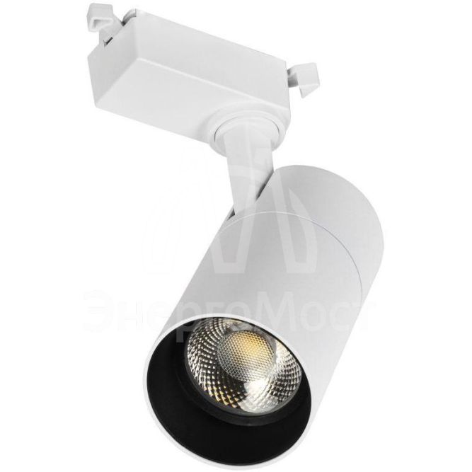 Светильник светодиодный трековый ДТО 1302 20Вт 4000К однофазный 24град. бел. IEK LT-DSO0-1302-20-40-K01