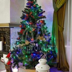 Гирлянда &amp;quot;ТВИНКЛ ЛАЙТ LED&amp;quot; (с контроллером 8 режимов) 20м 160LED 10Вт 220В IP44 мульти. NEON-NIGHT 303-119