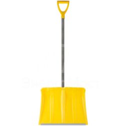 Лопата для уборки снега &amp;quot;Гардения Монблан&amp;quot; 500х375х1340мм стеклопластик. черенок; пластик. 68109