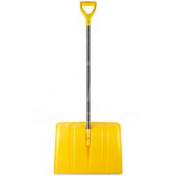 Лопата для уборки снега &amp;quot;Гардения Монблан&amp;quot; 500х375х1340мм стеклопластик. черенок; пластик. 68109